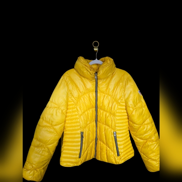 Yellow Puffer Jacket - Picture 1 of 3